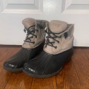 Sperry waterproof boots, size 8